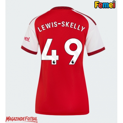 Arsenal Myles Lewis-Skelly #49 Tricou Fotbal Replică 2026-27 Femei Acasa Arsenal Myles Lewis-Skelly #49 Tricou Fotbal Replică 2026-27 Femei Acasa